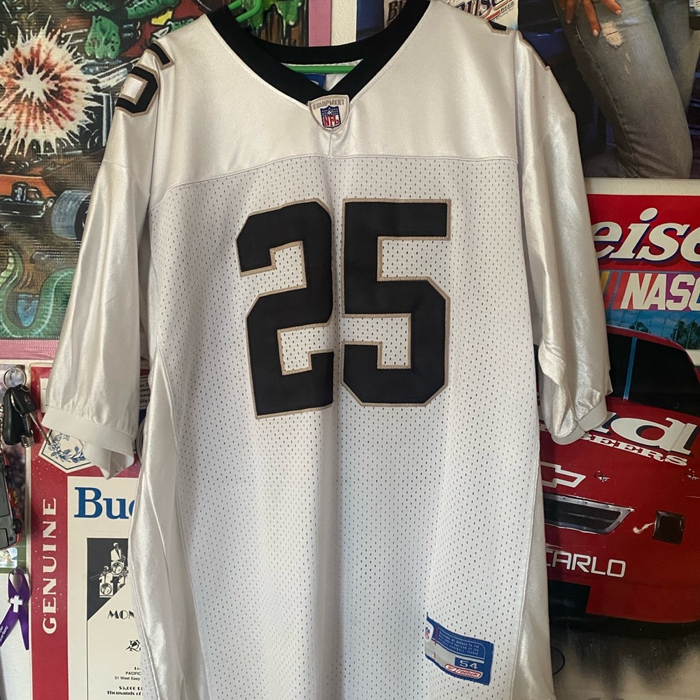 Vintage Y2K Reggie Bush Saints Jersey Stitched #25 - Picture 1 of 4